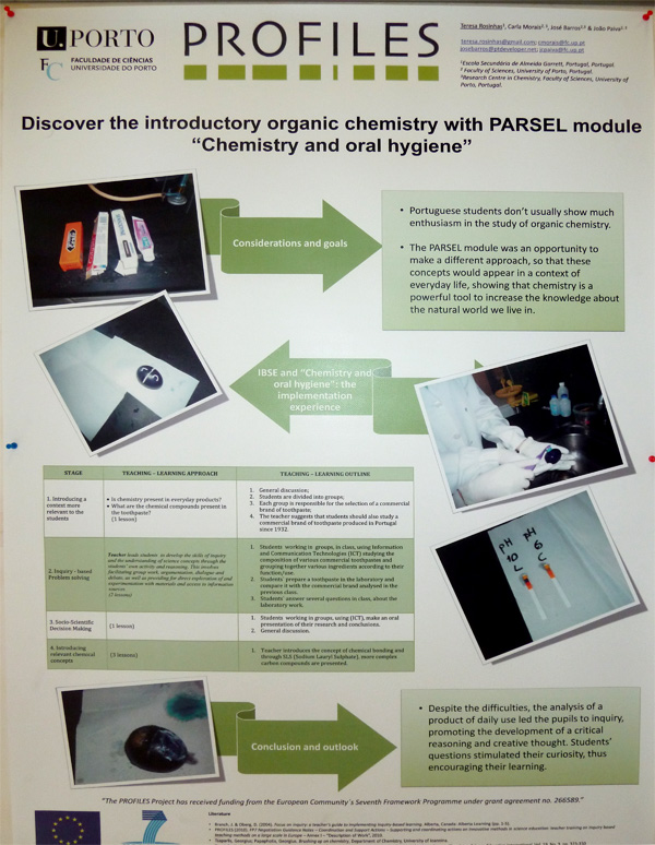 Discover the introductory organic chemistry with PARSEL module “Chemistry and oral hygiene”
